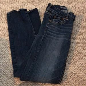 Dark blue skinny jeans